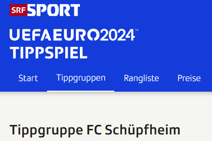 Ge­win­ner des EM-Tipp­spiels vom FC Schüpfheim